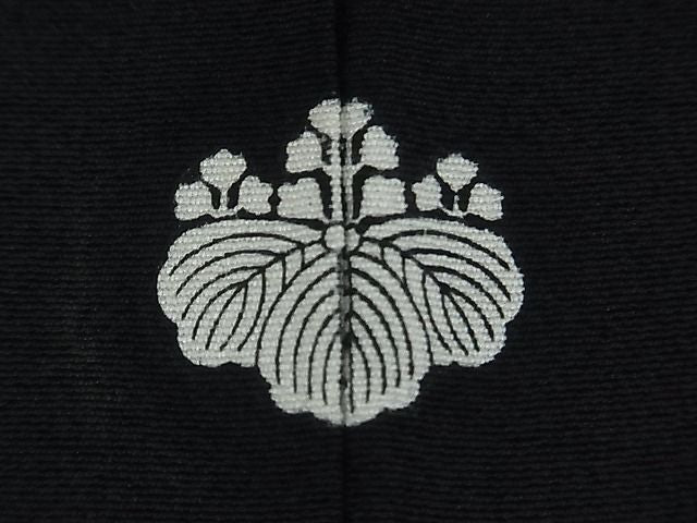 平和屋着物■豪華黒留袖 駒刺繍 扇面風景花文 金彩 逸品 DAAD4357we