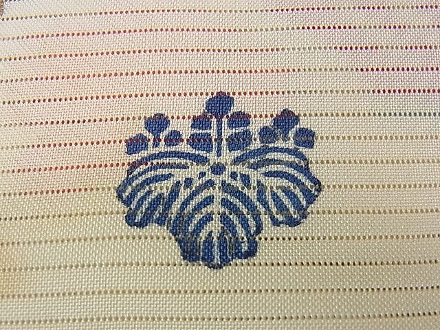 平和屋本店■希少 夏物 アンティーク 大正ロマン 振袖 絽 駒刺繍 渡橋風景花文 金彩 逸品 DZAA1188kh4