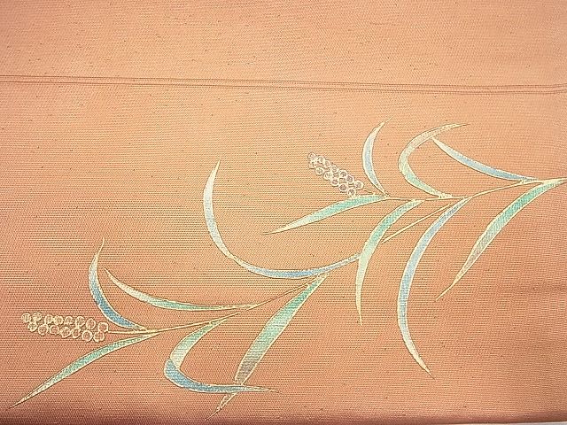 平和屋着物◎西陣 太鼓柄袋帯 南天花文 金彩 逸品 BAAF3782fk