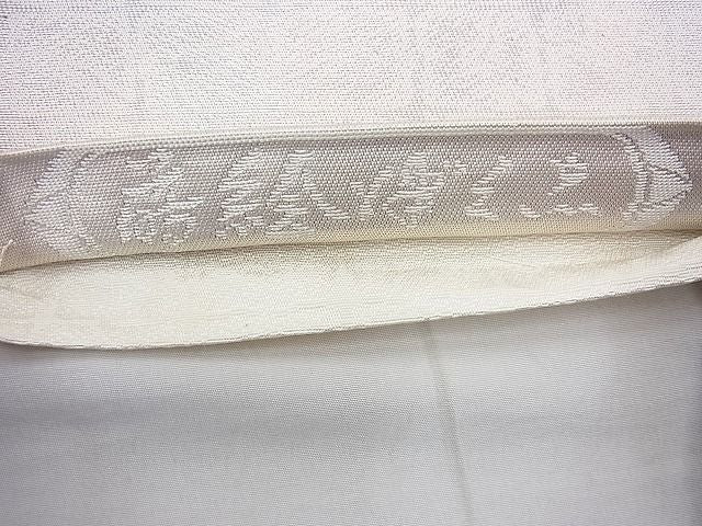 平和屋着物◎全通柄袋帯 市松文様 引箔 逸品 BAAF3886fk