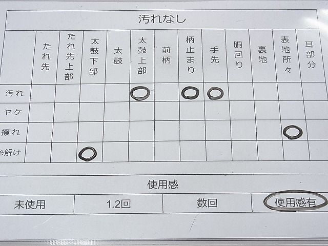 平和屋着物◎太鼓柄袋帯 流水文 銀糸 逸品 BAAF3894fk