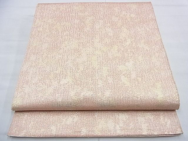 平和屋着物◎六通柄袋帯 霞文 金糸 逸品 BAAF9307du