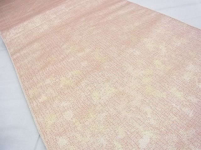 平和屋着物◎六通柄袋帯 霞文 金糸 逸品 BAAF9307du