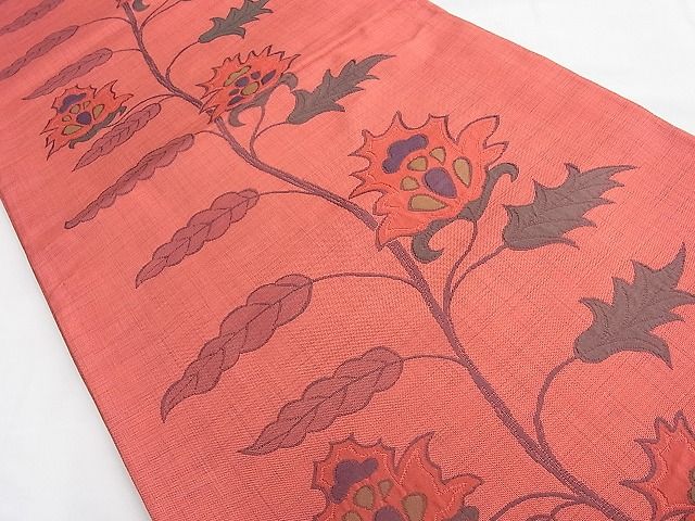 平和屋着物◎六通柄袋帯 紹紦 古今絵巻 逸品 BAAF6884ow