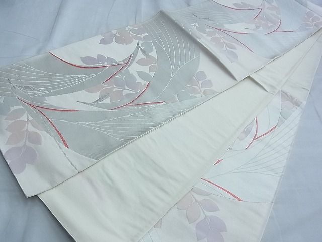 平和屋着物◎六通柄袋帯 唐織 綾彩錦 銀糸 逸品 BAAF6950ow