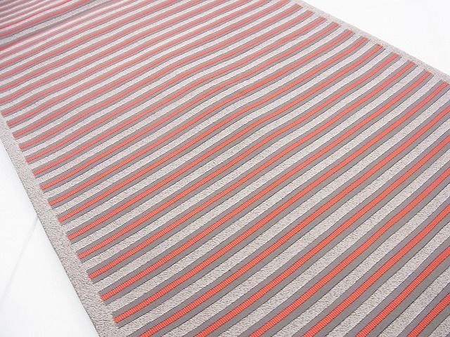 平和屋着物◎六通柄袋帯 横段文 逸品 BAAF9980du
