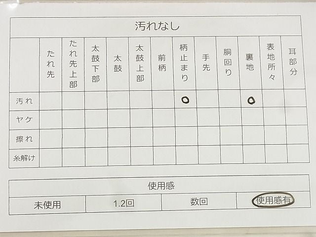 平和屋着物◎六通柄袋帯 唐織 ふたみ屏風絵 金糸 逸品 BAAG0860qt