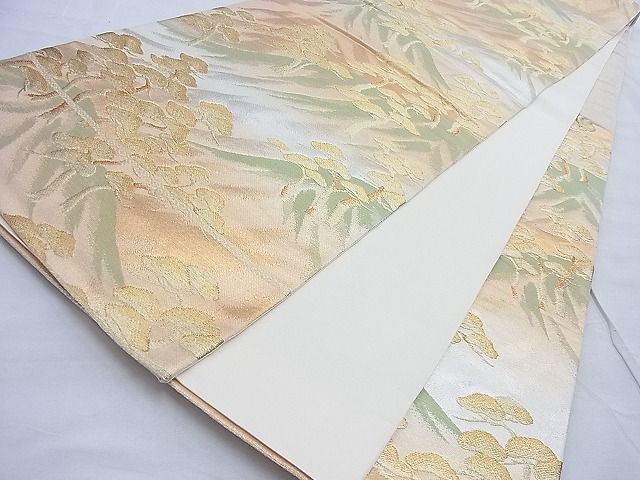 平和屋着物◎六通柄袋帯 浜松 金銀糸 逸品 BAAG3299xa