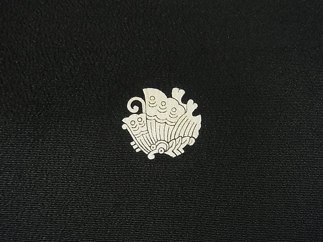 平和屋着物■豪華黒留袖 駒刺繍 松文 逸品 DAAF3246sf