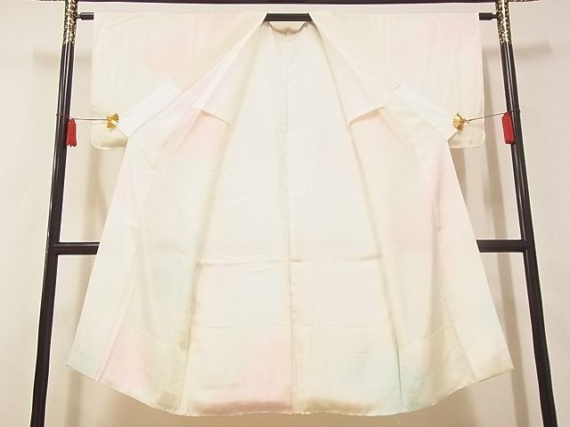 平和屋着物■長襦袢 袷 雲 暈し染め 正絹 逸品 AAAH2742Ata