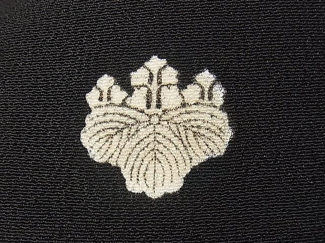 平和屋着物■豪華黒留袖 駒刺繍 雲重ね几帳花文 金彩 逸品 CAAF0511dy