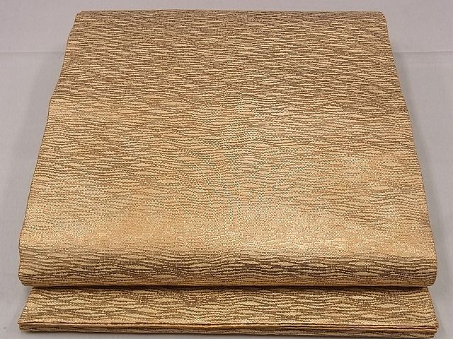 平和屋着物◎両面 六通柄袋帯 霞文 金彩 逸品 CAAF0662dy
