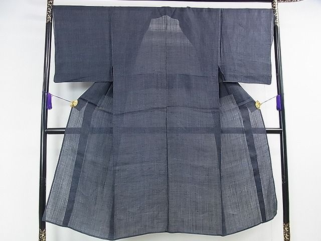 平和屋本店*極上 夏物 男性 重要無形文化財 本場宮古上布 100亀甲 苧麻 逸品 DZAA1313kh4