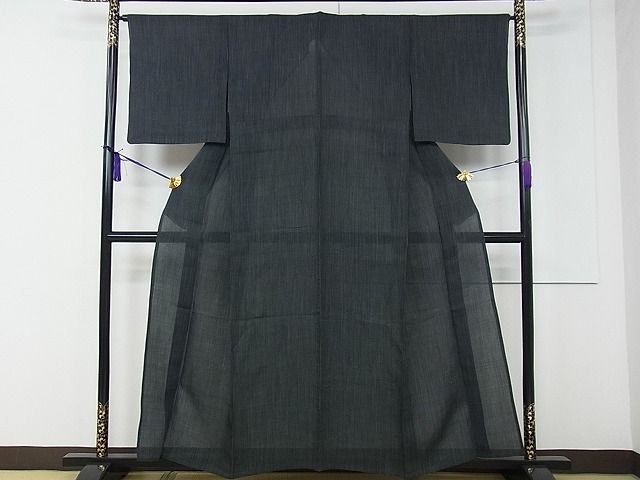 期間限定セール25%off■極上 夏物 石川県指定無形文化財 能登上布 本麻手織上布 山崎仁一作 証紙付き 麻 逸品 CZAA0516s4