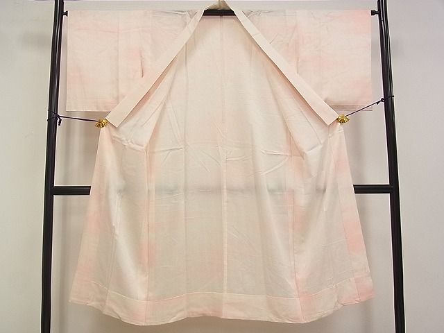 平和屋着物■上質な長襦袢 無双仕立て 草花地紋 逸品 DAAE4846jm