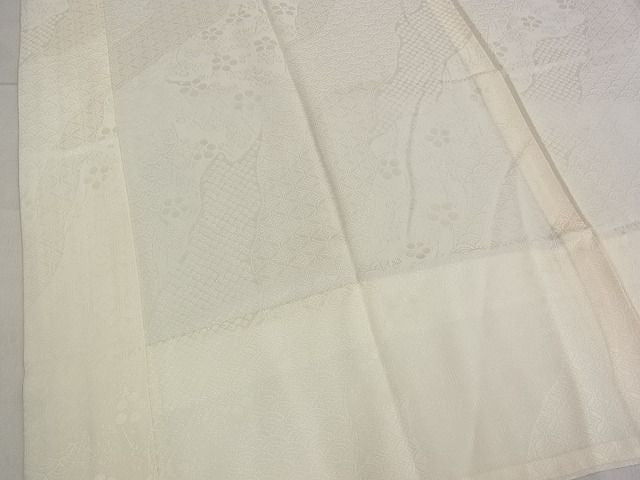 平和屋着物■上質な長襦袢 無双仕立て 吉祥地紋 逸品 DAAE4859jm