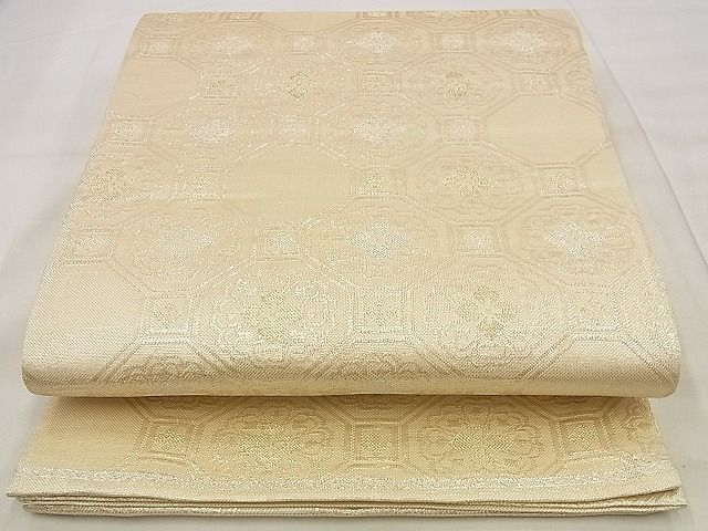 平和屋着物◎佐賀錦 全通柄袋帯 蜀江花文 金銀糸 逸品 BAAF2152iy