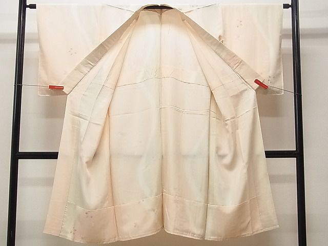 平和屋着物■上質な長襦袢 無双仕立て 舞花紋 暈し染め 逸品 CAAG4413yk