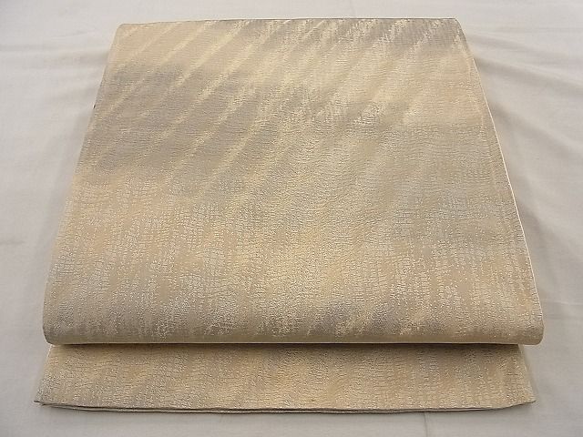 平和屋着物◎全通柄袋帯 霞文 金糸 逸品 BAAH0008ow