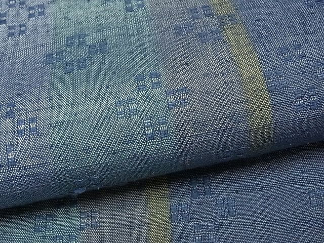 平和屋本店●希少 本場琉球花織 織の会 ヌヌナス 高屋糸子 証紙付き 逸品 未使用 CYAA0292s4