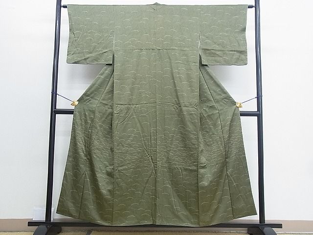 平和屋着物■付下げ 芝草文 逸品 BAAH2638hj
