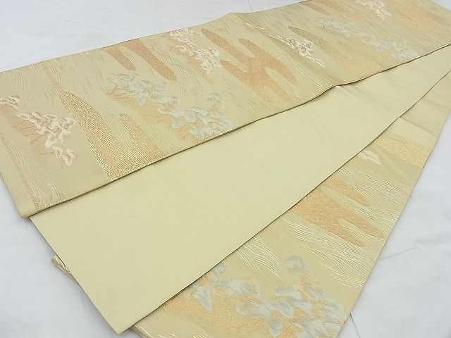 平和屋着物◎六通柄袋帯 唐織 浜松 金糸 逸品 BAAH1003ns