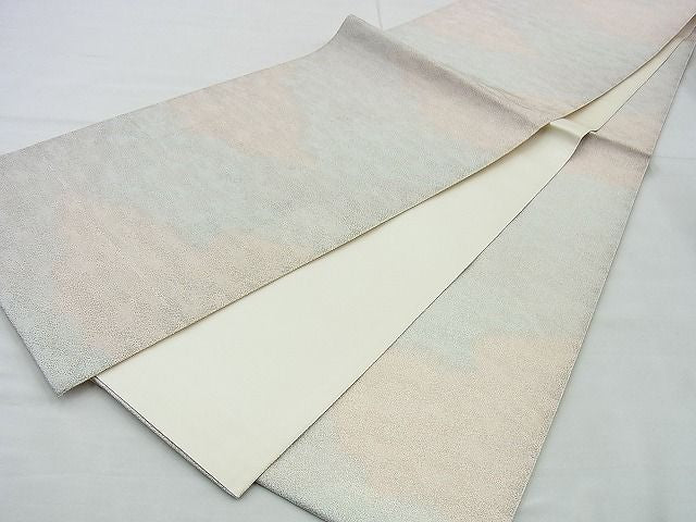 平和屋着物◎全通柄袋帯 砂子綴れ 雲重ね 金銀糸 逸品 BAAG5944jm