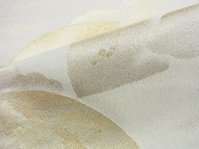 平和屋着物◎太鼓柄袋帯 綴れ ワンポイント 名直象紋 金糸 逸品 BAAG5946jm