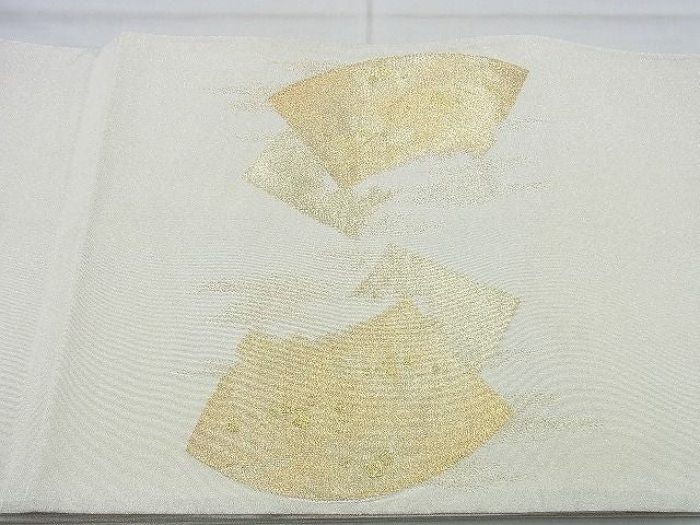 平和屋着物◎太鼓柄袋帯 綴れ ワンポイント 名直象紋 金糸 逸品 BAAG5946jm