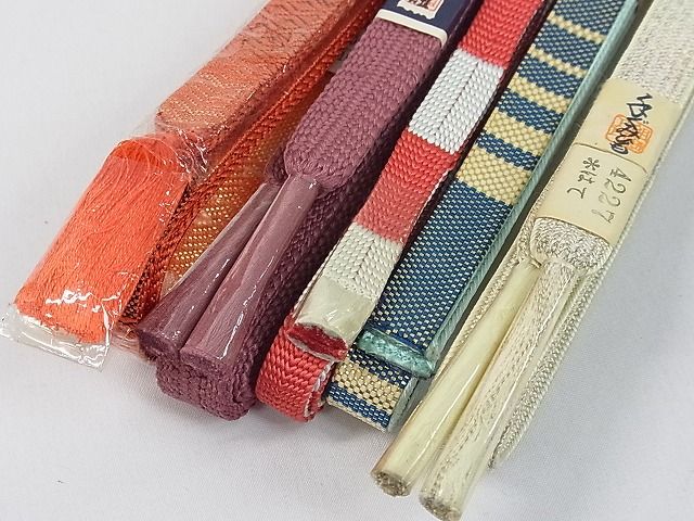 平和屋本店■和装小物 帯締め10本 全て未使用 礼装用 唐組 豊縄流 佐賀錦 松坂屋扱い やまと誂製 金糸 逸品 DZAA10970kh5