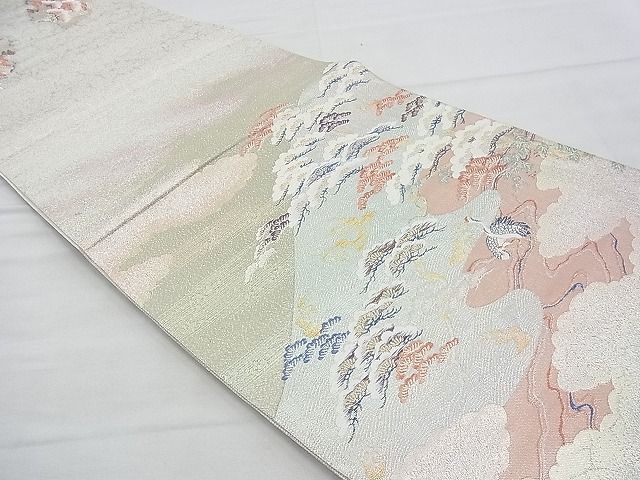 平和屋着物◎太鼓柄袋帯 唐織 浜松 金銀糸 逸品 BAAG4560th