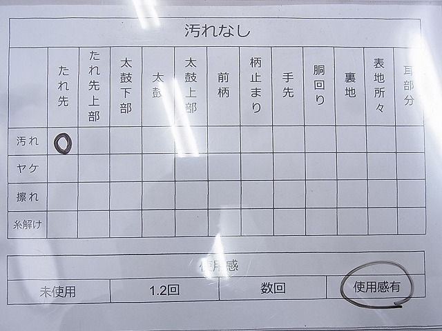 平和屋着物◎六通柄袋帯 市松花文 逸品 BAAH1137ns