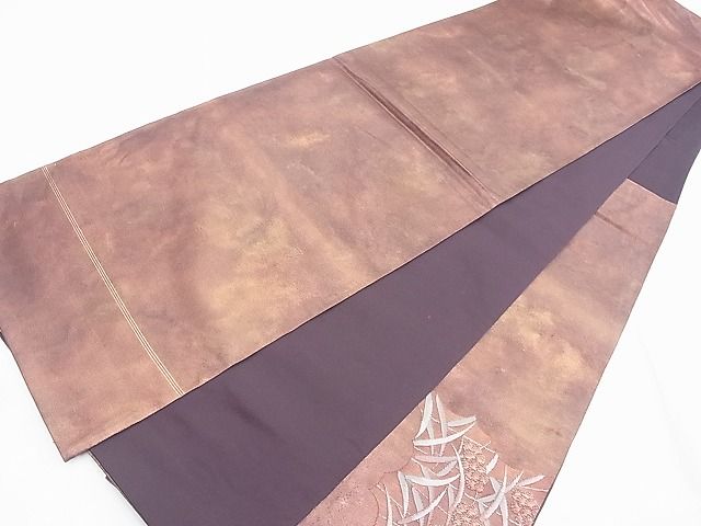 平和屋着物◎太鼓柄袋帯 女郎花 金糸 引箔 逸品 BAAH1140ns