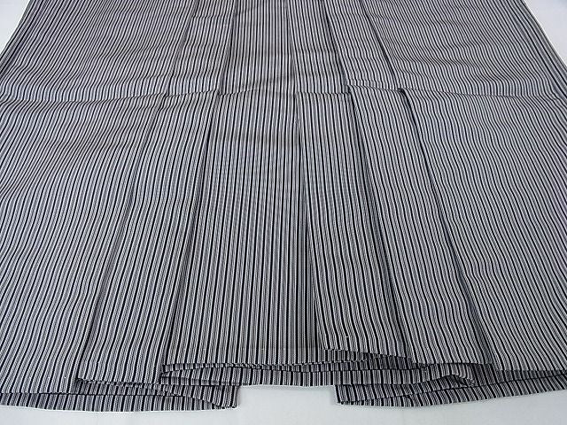 平和屋本店■極上 男性 伊吹 仙台平 馬乗袴 縞 逸品 DZAA1571kh4
