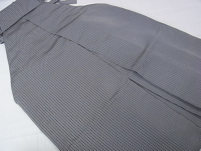 平和屋本店■極上 男性 伊吹 仙台平 馬乗袴 縞 逸品 DZAA1571kh4
