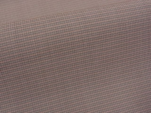 平和屋本店■極上 夏物 東郷織物謹製 永江明夫 本場大島紬 夏大島 みじん格子 証紙付き 逸品 CYAA0411s4