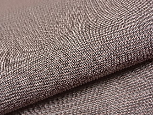 平和屋本店■極上 夏物 東郷織物謹製 永江明夫 本場大島紬 夏大島 みじん格子 証紙付き 逸品 CYAA0411s4