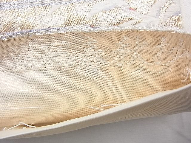 平和屋着物◎六通柄袋帯 唐織 洛西春秋抄 金糸 逸品 BAAG8598fk