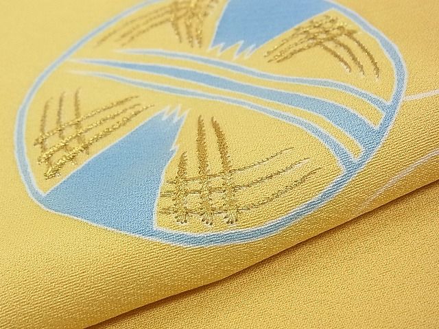 平和屋本店●極上 染刺工芸 大羊居 東京友禅 訪問着 刺繍 毬 金銀糸 逸品 CZAA0644s4