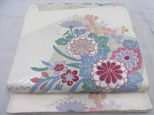 平和屋着物◎六通柄袋帯 唐織 能衣花車 金銀糸 逸品 BAAH4055ea