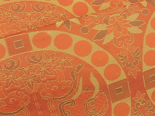 平和屋着物◎六通柄 本袋帯 名物裂類錦文 逸品 BAAG3163kj
