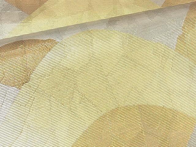 平和屋着物◎六通柄袋帯 立波文 引箔 逸品 BAAG3194kj