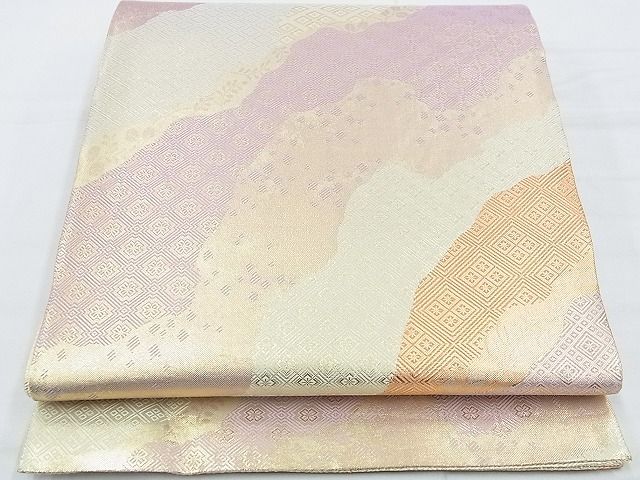 平和屋着物◎佐賀錦 六通柄袋帯 吉祥文 金糸 逸品 BAAH4423kj