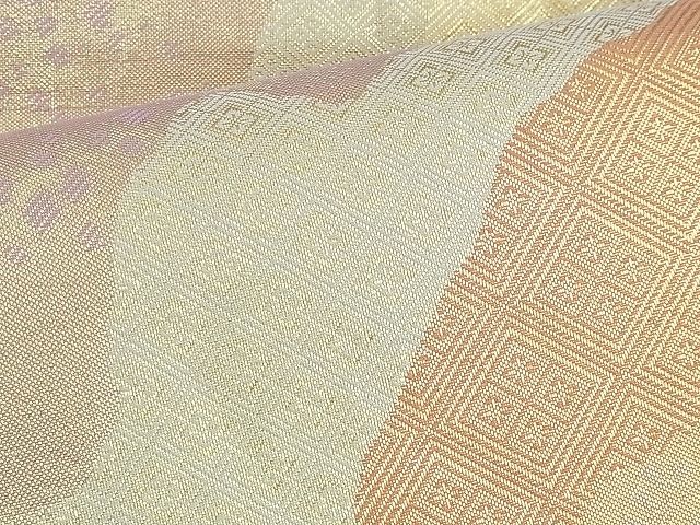 平和屋着物◎佐賀錦 六通柄袋帯 吉祥文 金糸 逸品 BAAH4423kj