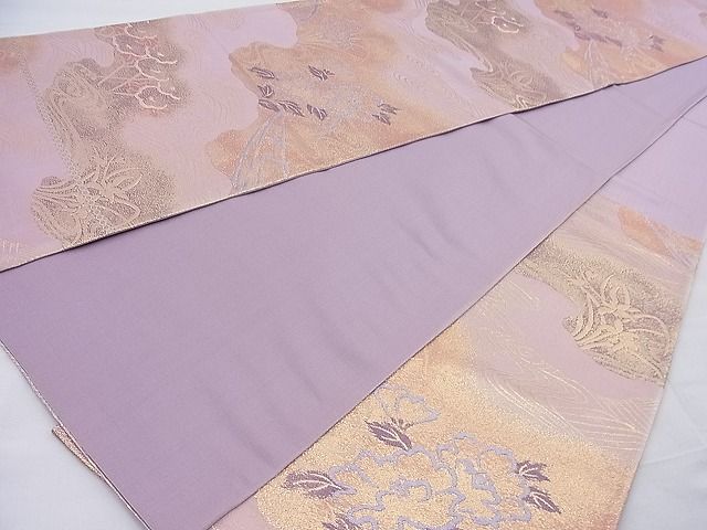 平和屋着物◎六通柄袋帯 花舟 金銀糸 逸品 BAAH6681ea