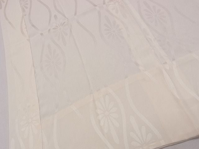 平和屋着物■上質な長襦袢 無双仕立て 立涌花地紋 逸品 CAAG1063dy