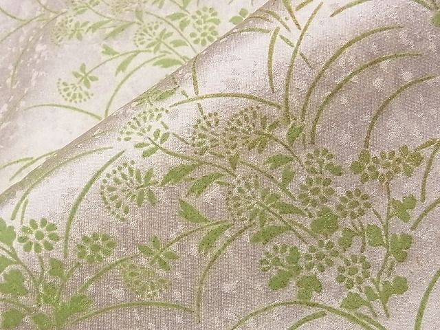 平和屋着物■付下げ 草花文 金彩 逸品 CAAG1276dy