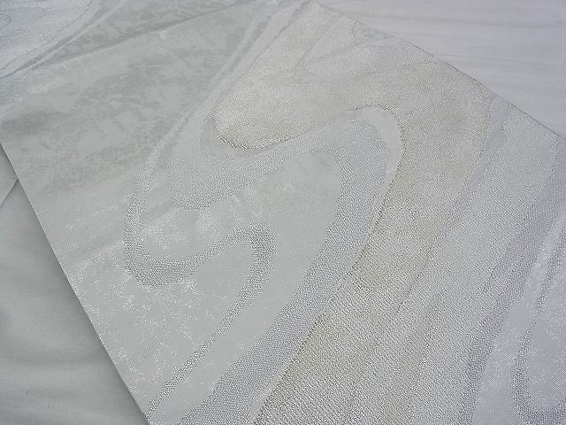 平和屋着物◎六通柄袋帯 綴れ 流水文様 金銀糸 逸品 BAAG7653ui