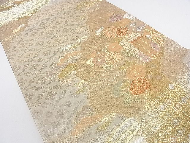 平和屋着物◎六通柄袋帯 王朝幻想 金銀糸 逸品 DAAF5896cf