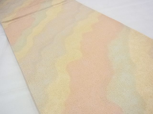 平和屋着物◎全通柄袋帯 砂子綴れ 道長文様 金糸 逸品 BAAH5943fk